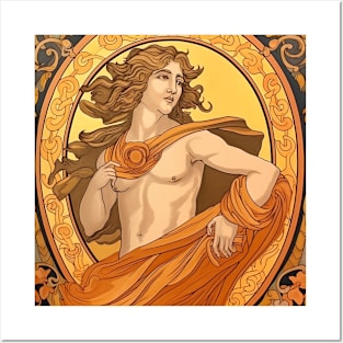 Apollo Greek deity Posters and Art